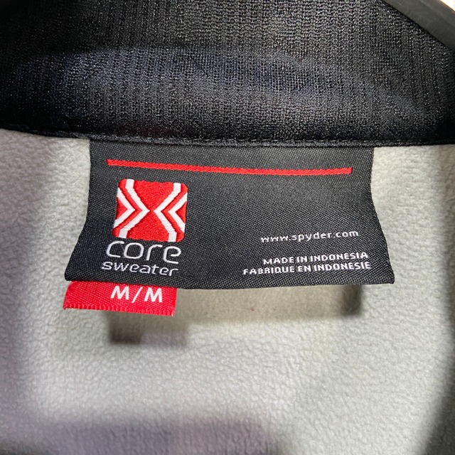 SPYDER スパイダー　コアセーター　テックフリースジャケット　グレー　M