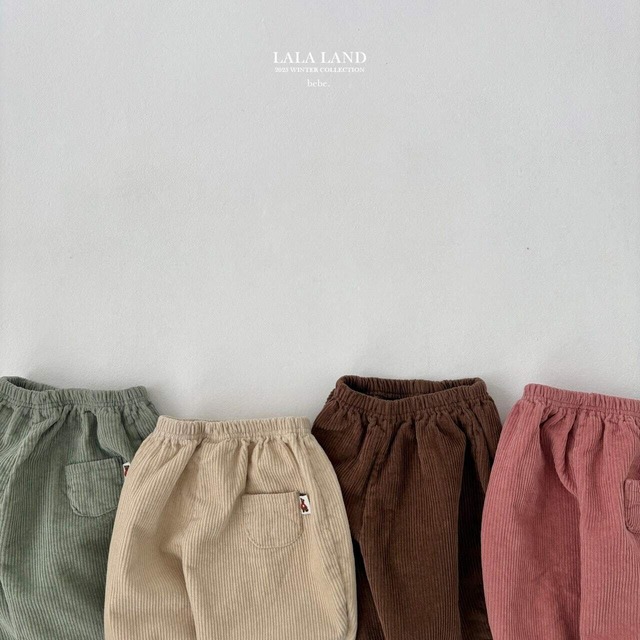 [即納18m]≪LALALAND≫ Brushed Golden Pants ivory (baby) 41