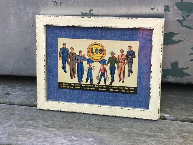 50s Lee post card framing