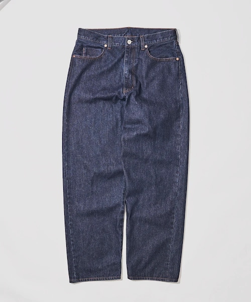 12.5oz Wide Tapered Denim Pants　Indigo Dark