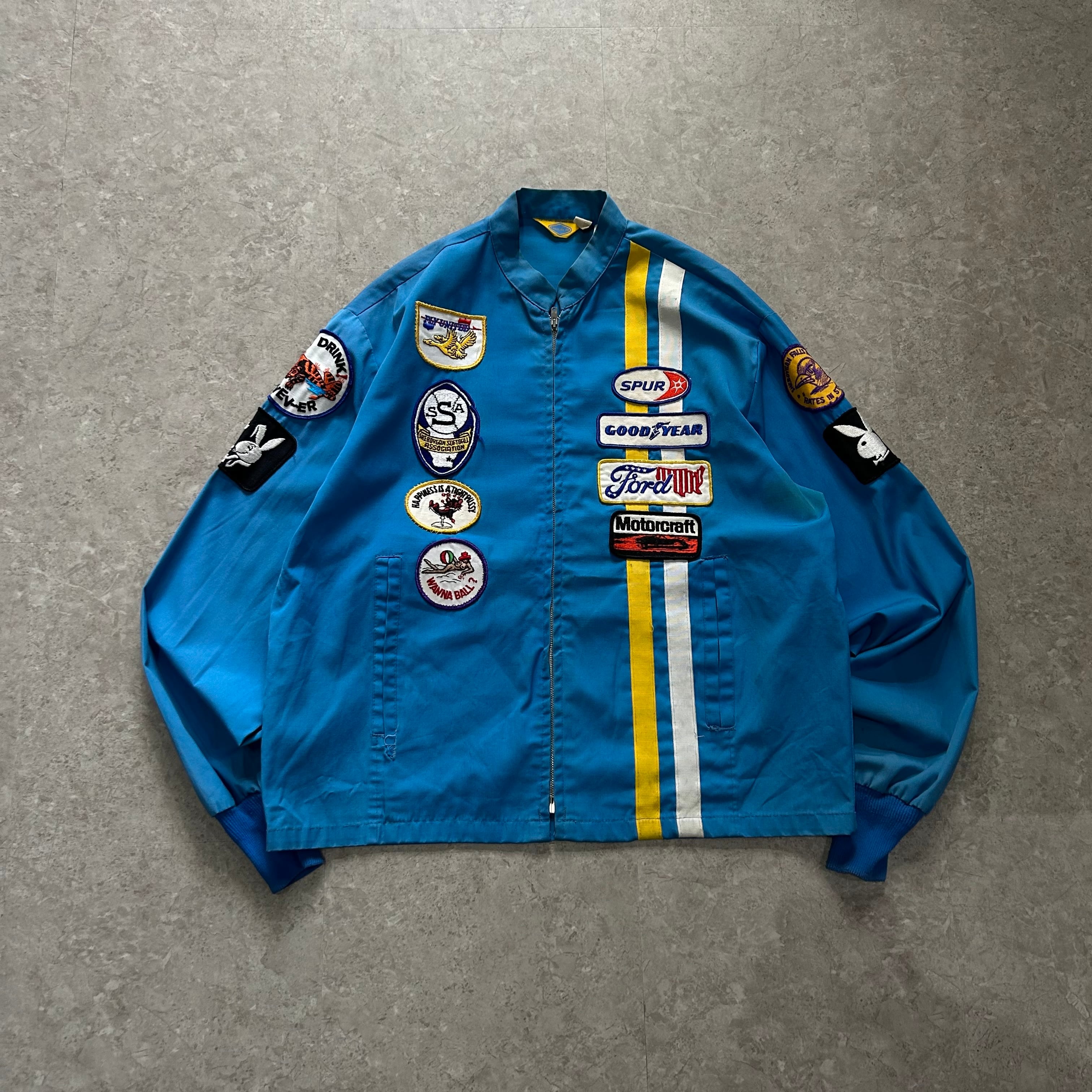 60s GOOD YEAR Wappen custom Racing jacket【仙台店】