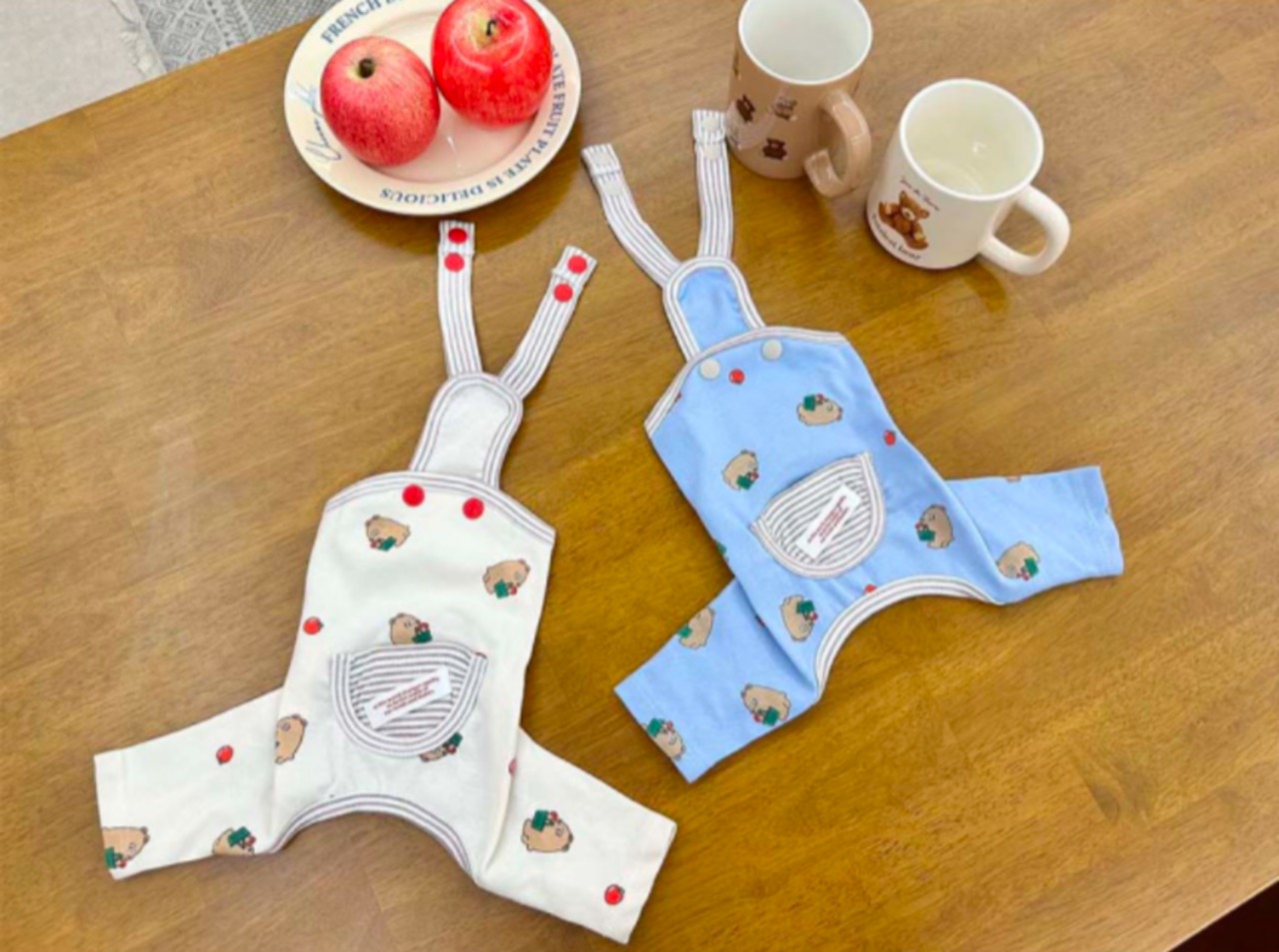 予約  【pecoramou select】 Apple Bear AllinOne（Cream）