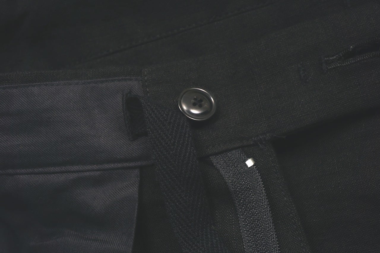 Belgium Linen High-Density Wide Pants