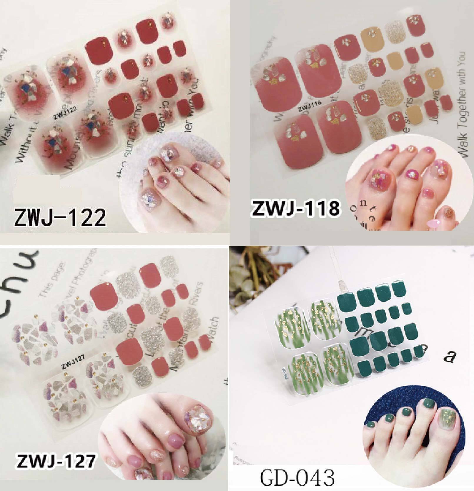 フットネイルシール♡AJC-13❤️2枚目-50円☆3枚以上