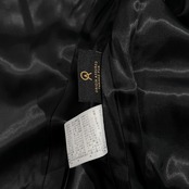 SAGA FURS サガファーズ カシミヤ100% 毛皮 ファー付き コート サイズ 11 /ブラック/レディース/本毛皮