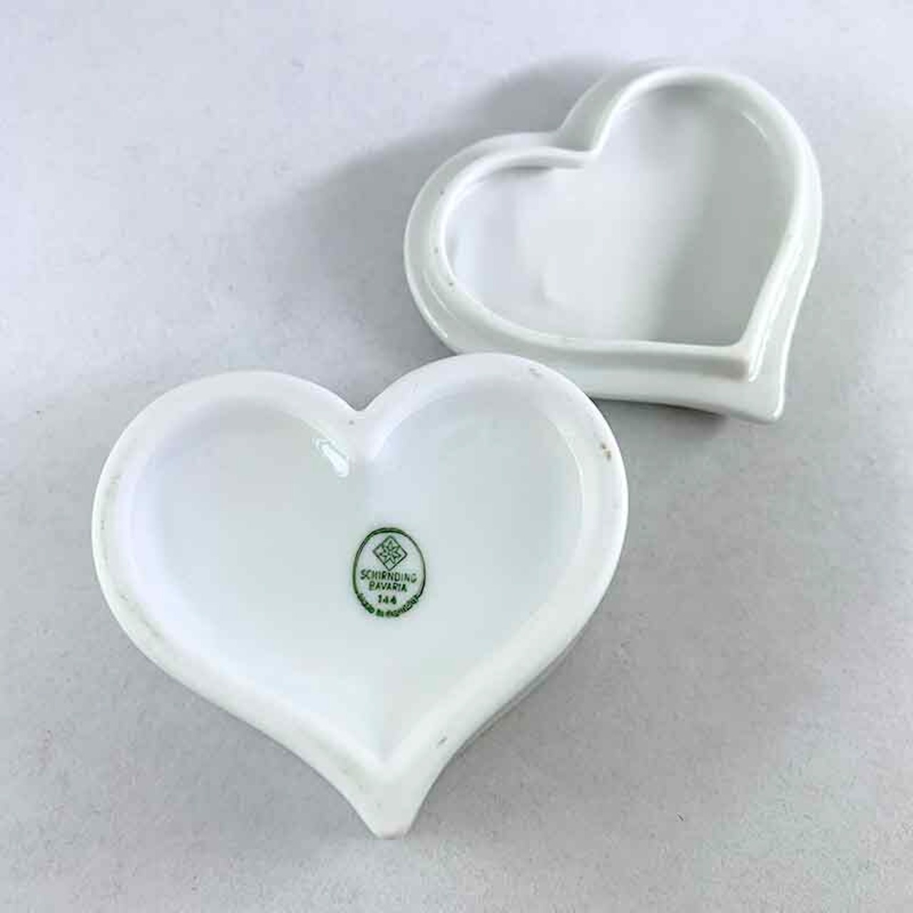ハート型小物入れ 白いハート　 BAVARIA　ボンボニエール　アクセサリー入れ　　12otci13