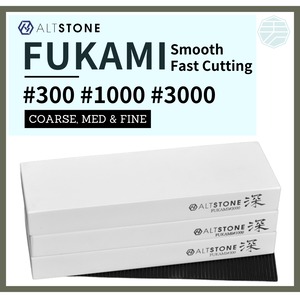 [w/ EN manual] ALTSTONE FUKAMI #300 #1000 #3000 set Whetstone Sharpening stone