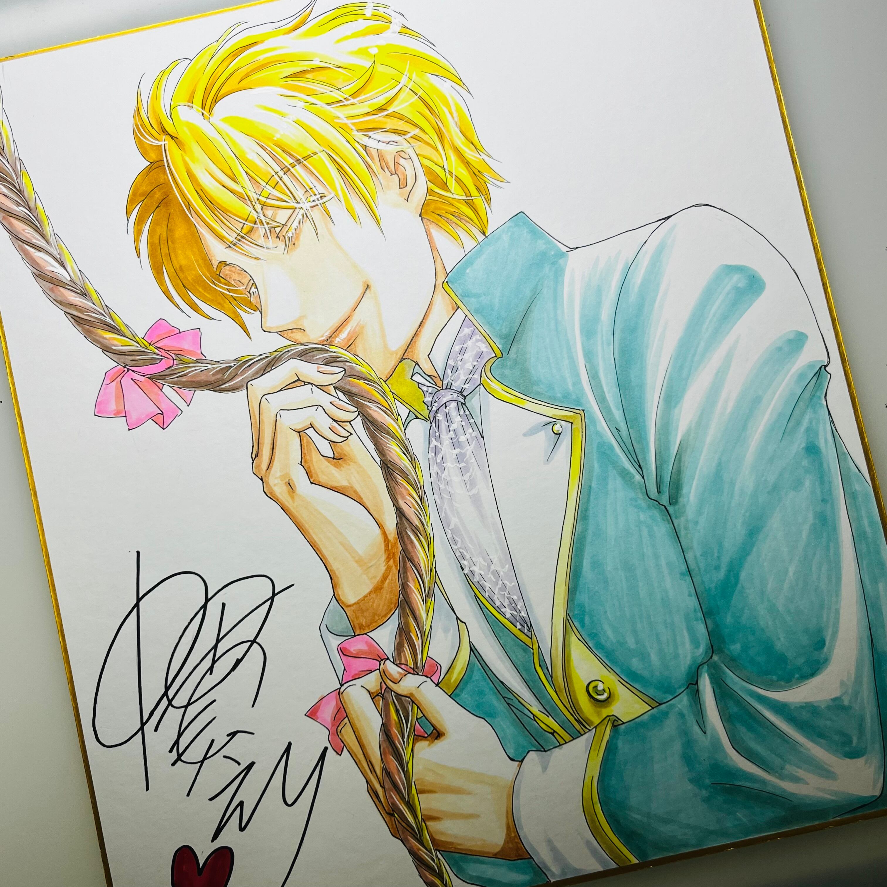 d*2様 椎野せら 直筆イラスト色紙 コミティア150 直筆イラスト色紙 輝（ラプンツェル） | 中貫えりSHOP