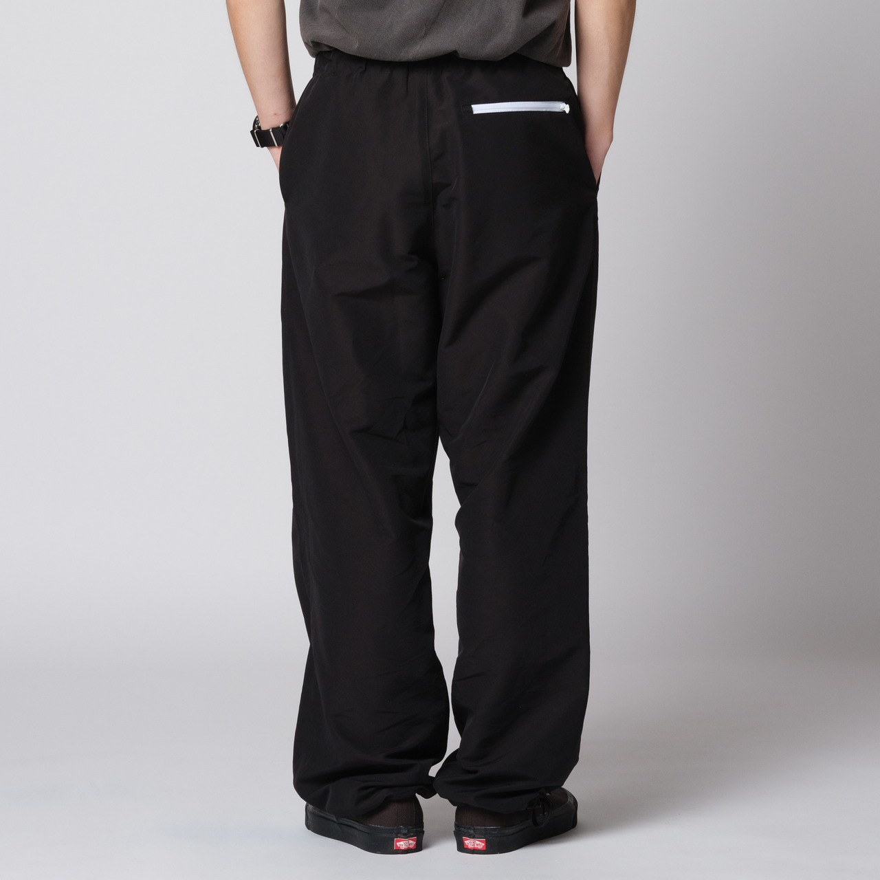 【DARGO】Cotton Nylon Track Pants（BLACK）