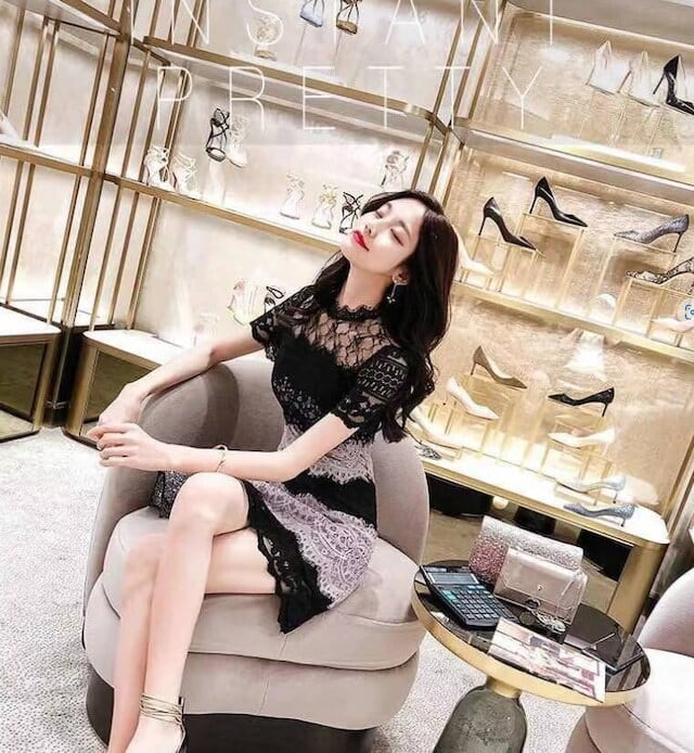 ジュンコシマダ タイトスカート 49AV)ジュンコシマダ刺繍タイト