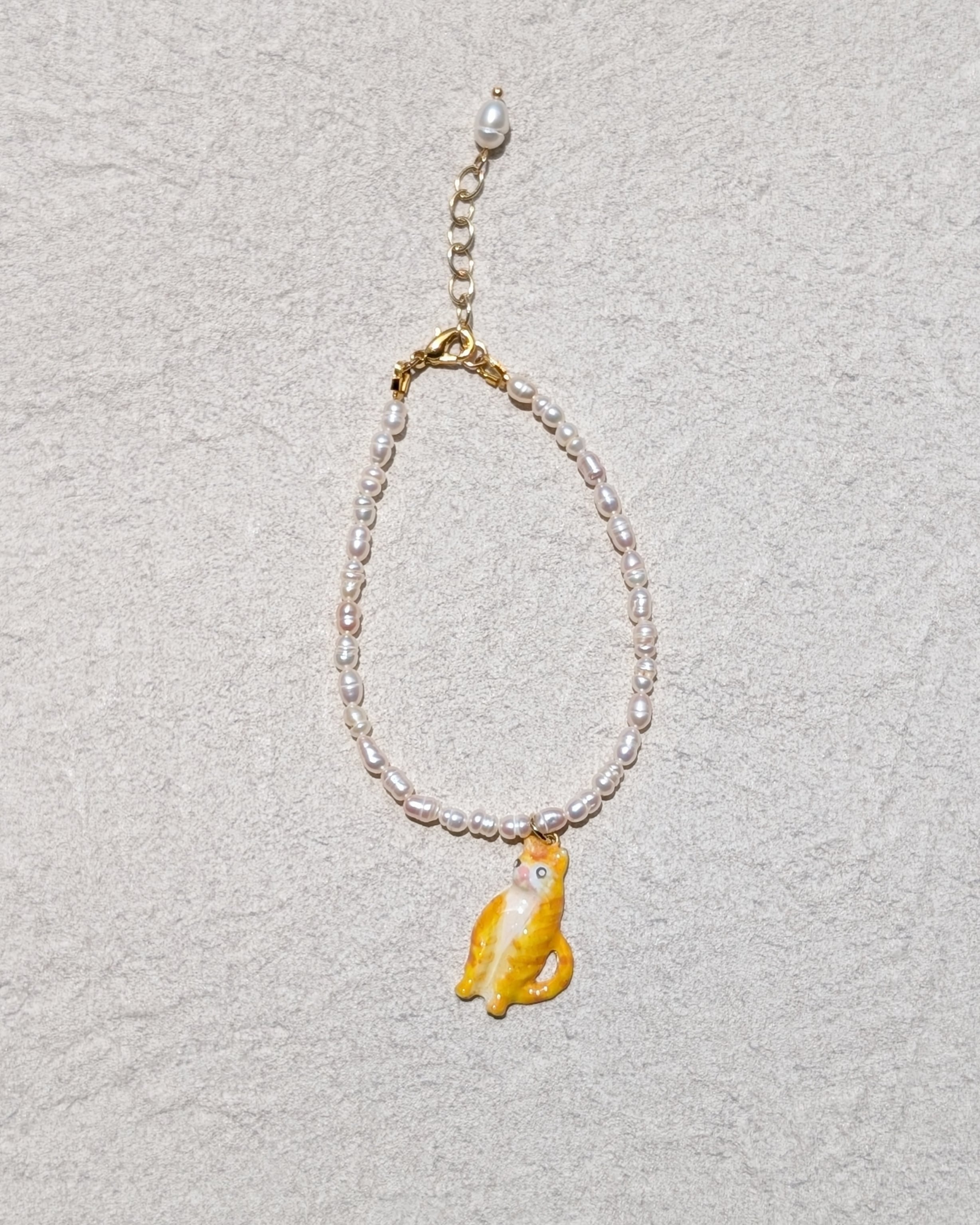 【labyrinthvintage】 CAT & Pearl bracelet