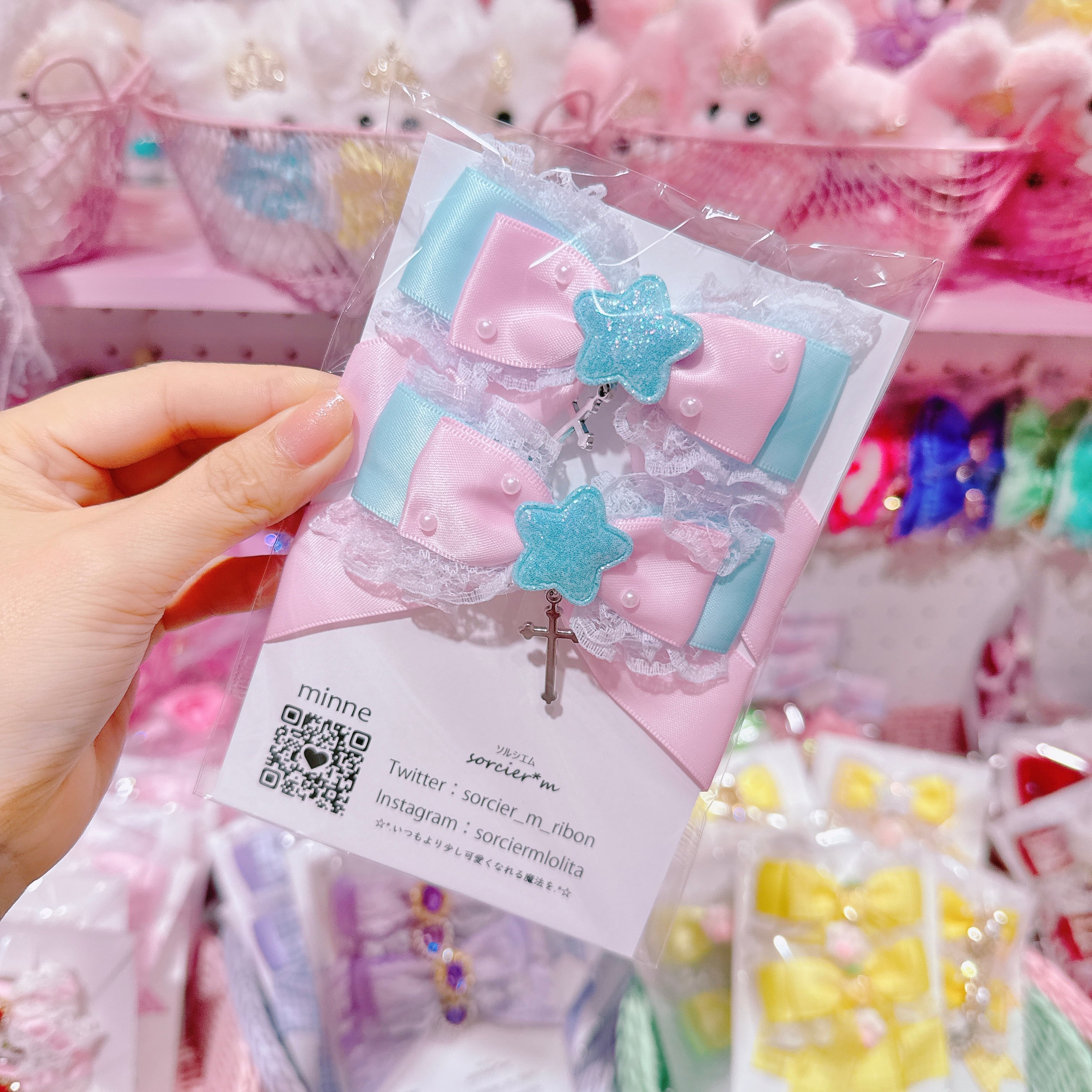 【E10】6-26ツインヘアクリップ