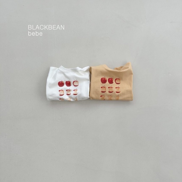 【取寄】blackbean|apple bebe tee|アップルベベT|S-M|baby|26 autumn