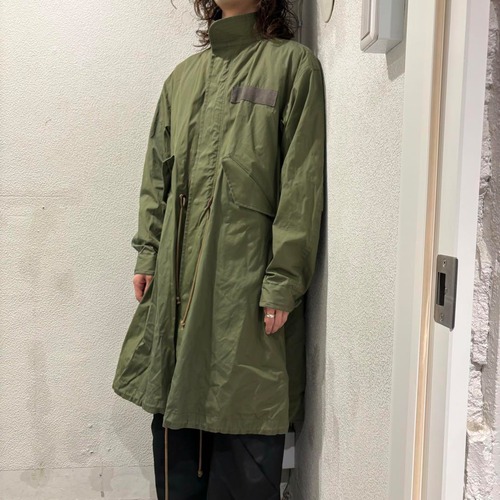 sacai　サカイ　cotton mods coat オーバーサイズモッズコート フィッシュテール SIZE 2.SCM-010【表参道t】
