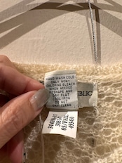 BANANA REPUBLIC Mohair Blend Openwork Cardigan