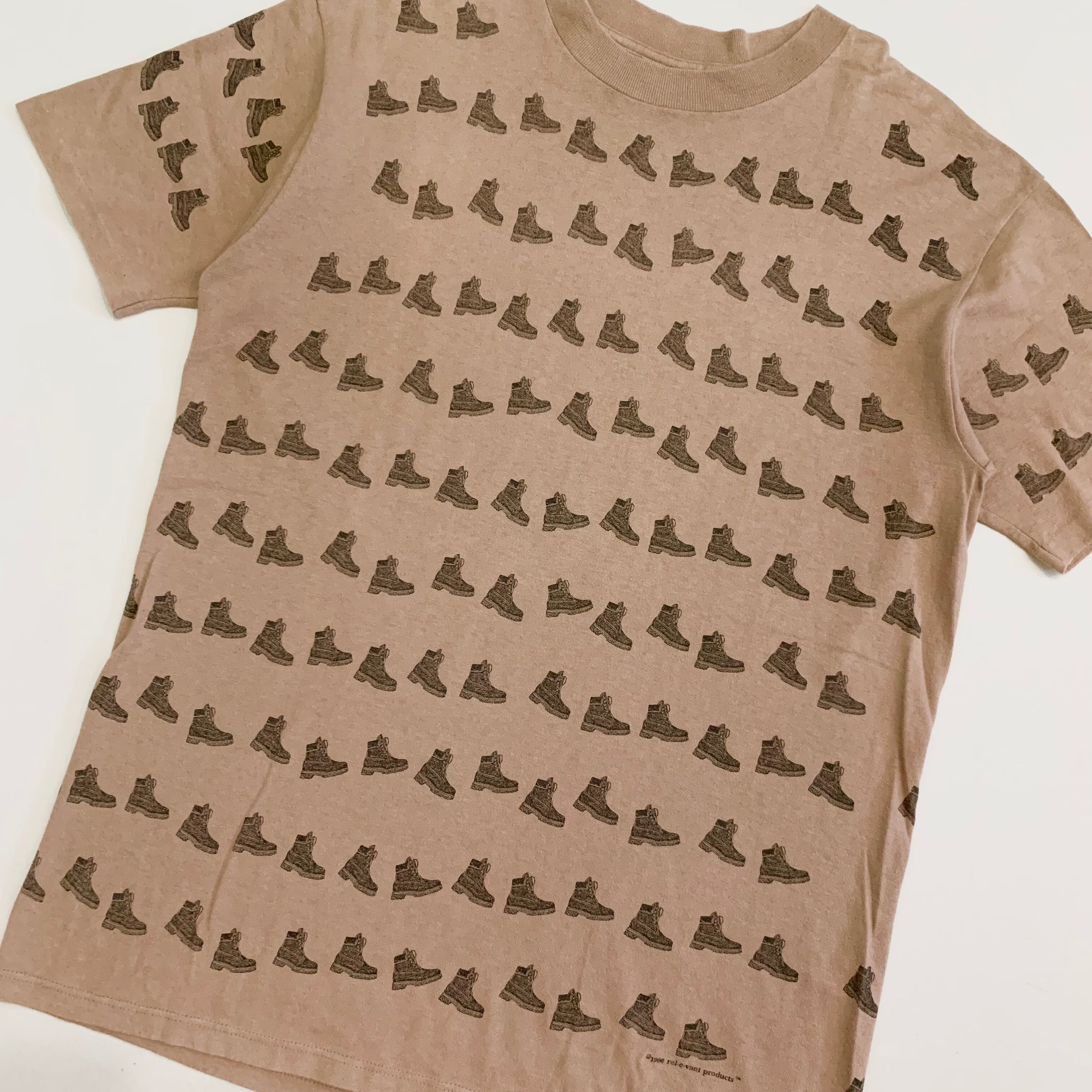 最高 rel 図鑑 Tシャツ 総柄 USA製 90s products vant e Tシャツ