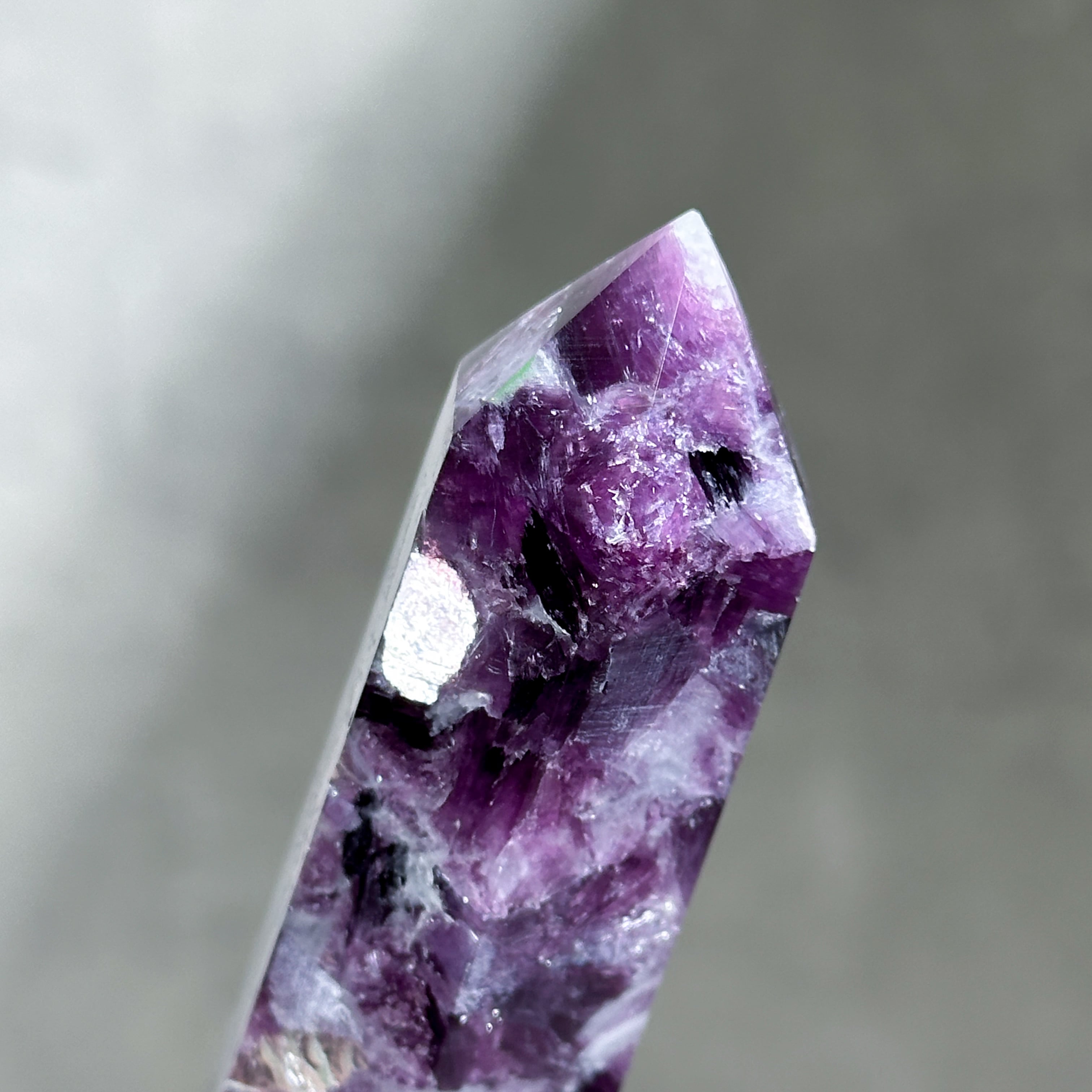 レピドライト タワー型13◇ Lepidolite ◇天然石・鉱物