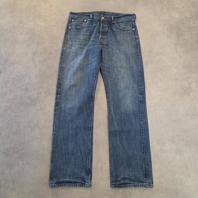 リーバイス501 Levis W36 ブルーデニム 青 古着 ヒゲ 20879