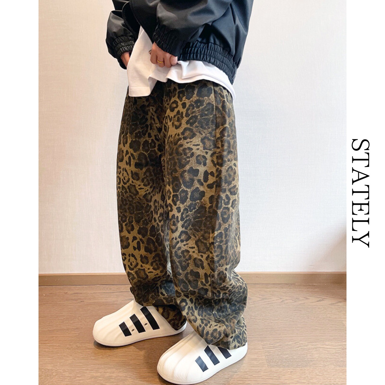 Leopard Wide Pants_B24・画像8