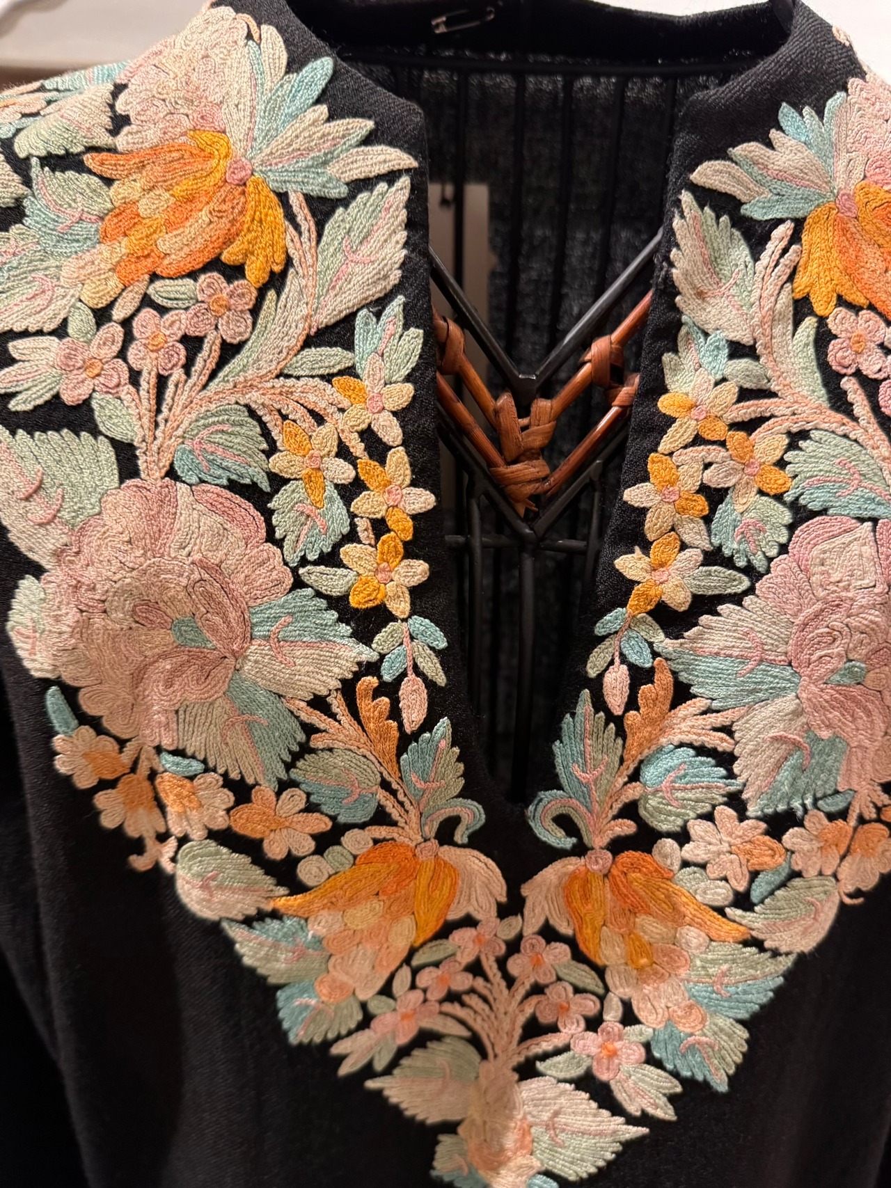1970's ヴィンテージカシミール手刺繍チュニック