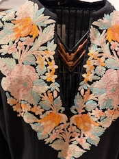 1970's ヴィンテージカシミール手刺繍チュニック