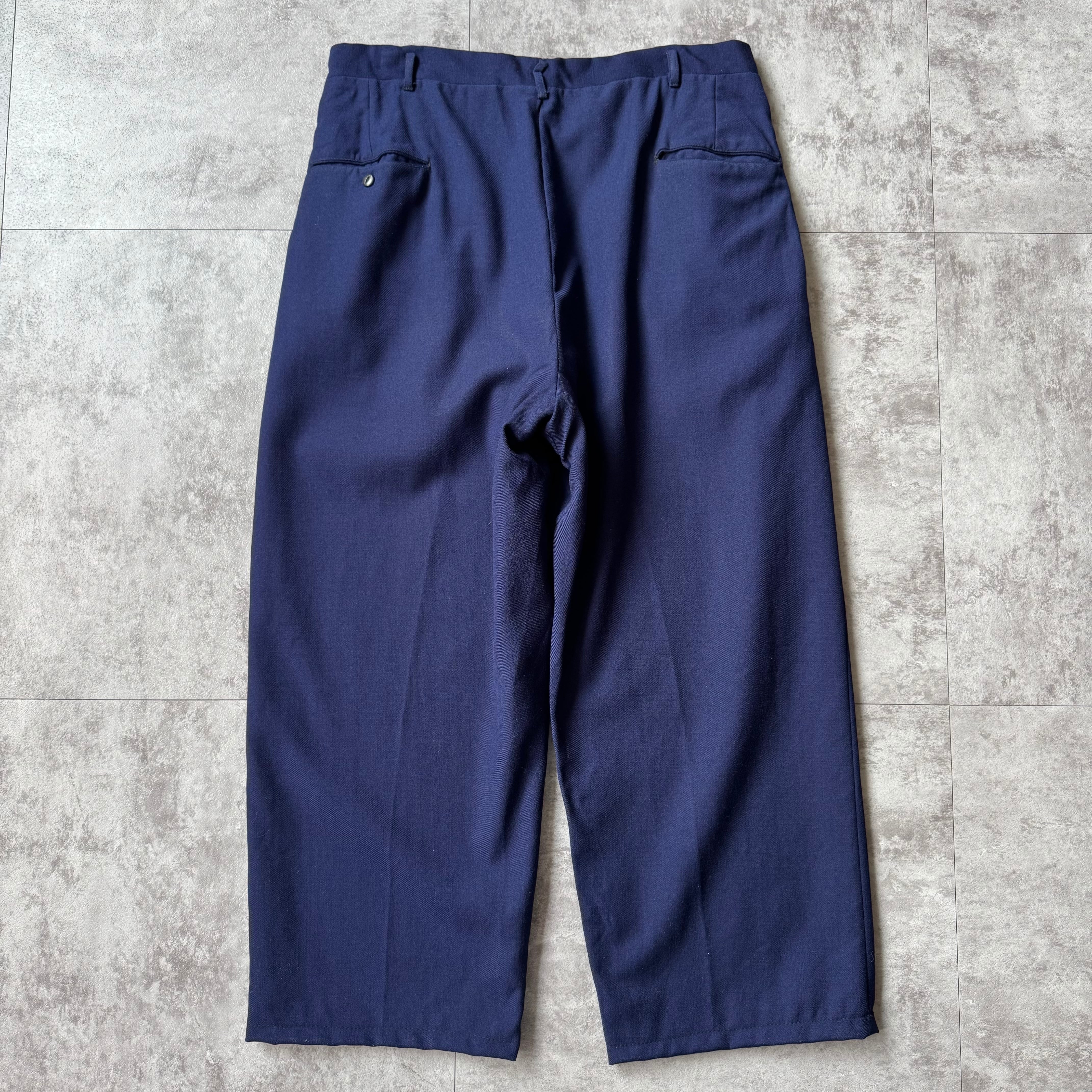 1950's US Vintage 2tuck Wool Gab Slacks / 50年代 アメリカン