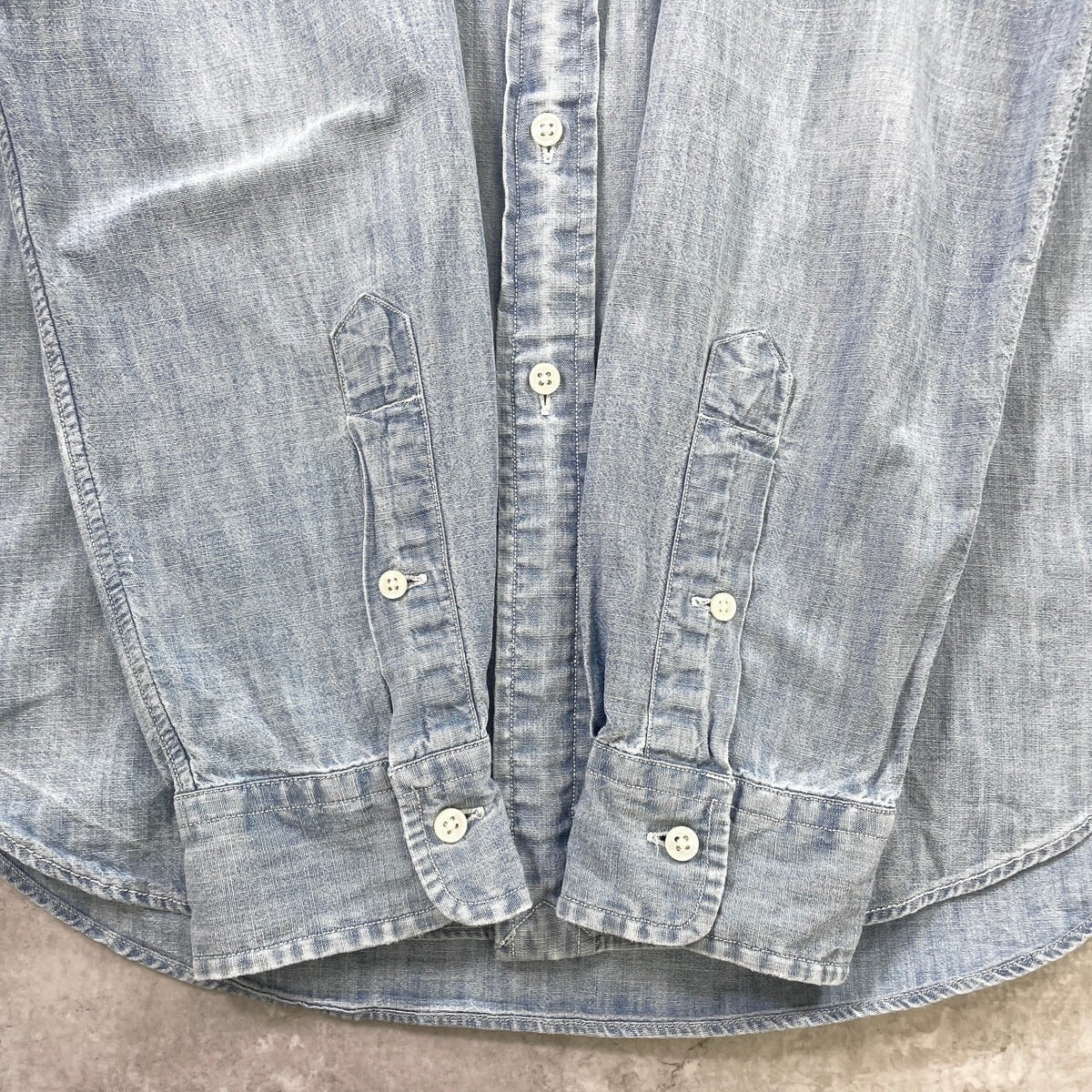 90年代 Ralph Lauren ラルフローレン CLASSIC FIT シャンブレーシャツ
