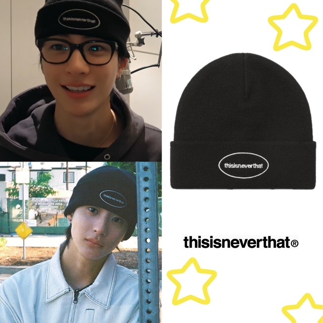 ★RIIZE アントン 着用！！【THISISNEVERTHAT】 E/T-Logo Beanie - 4COLOR