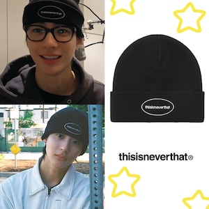 ★RIIZE アントン 着用!!【THISISNEVERTHAT】 E/T-Logo Beanie - 4COLOR