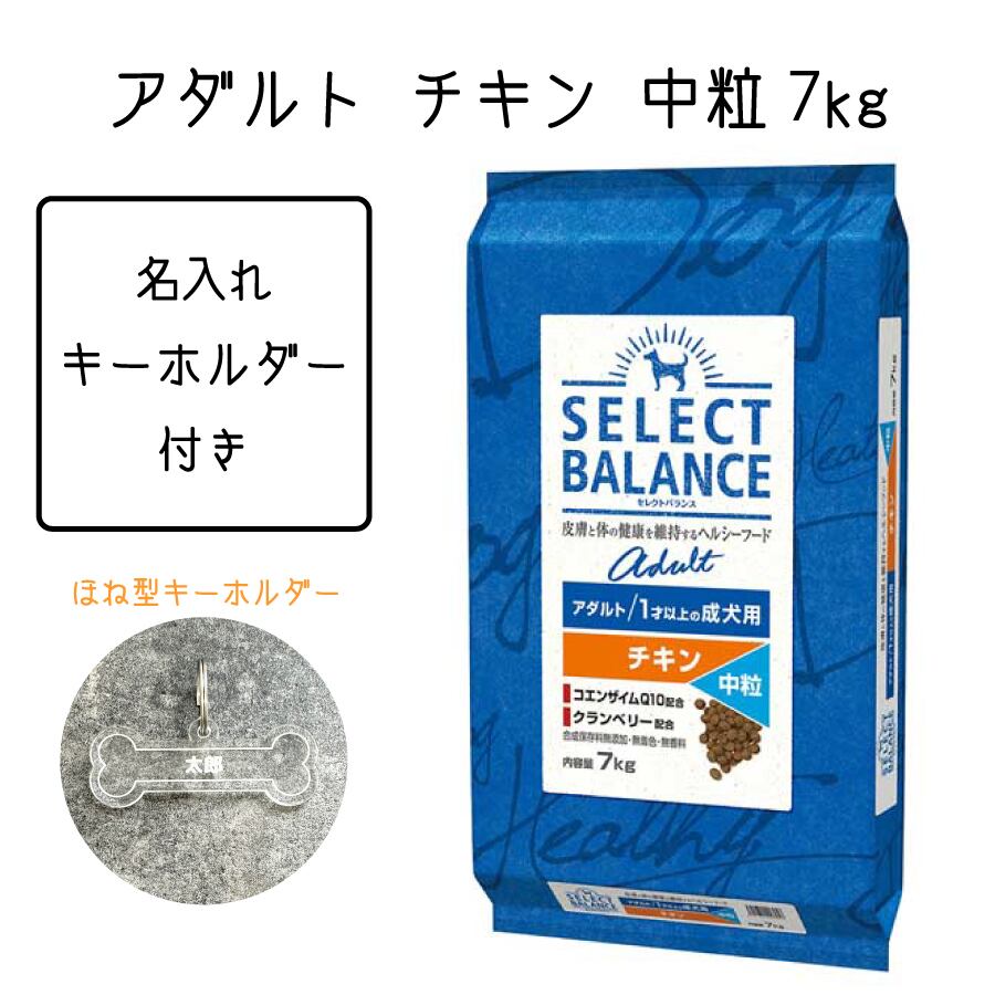 ドッグフード セレクトバランス 中粒 アダルト チキン 成犬用 7kg