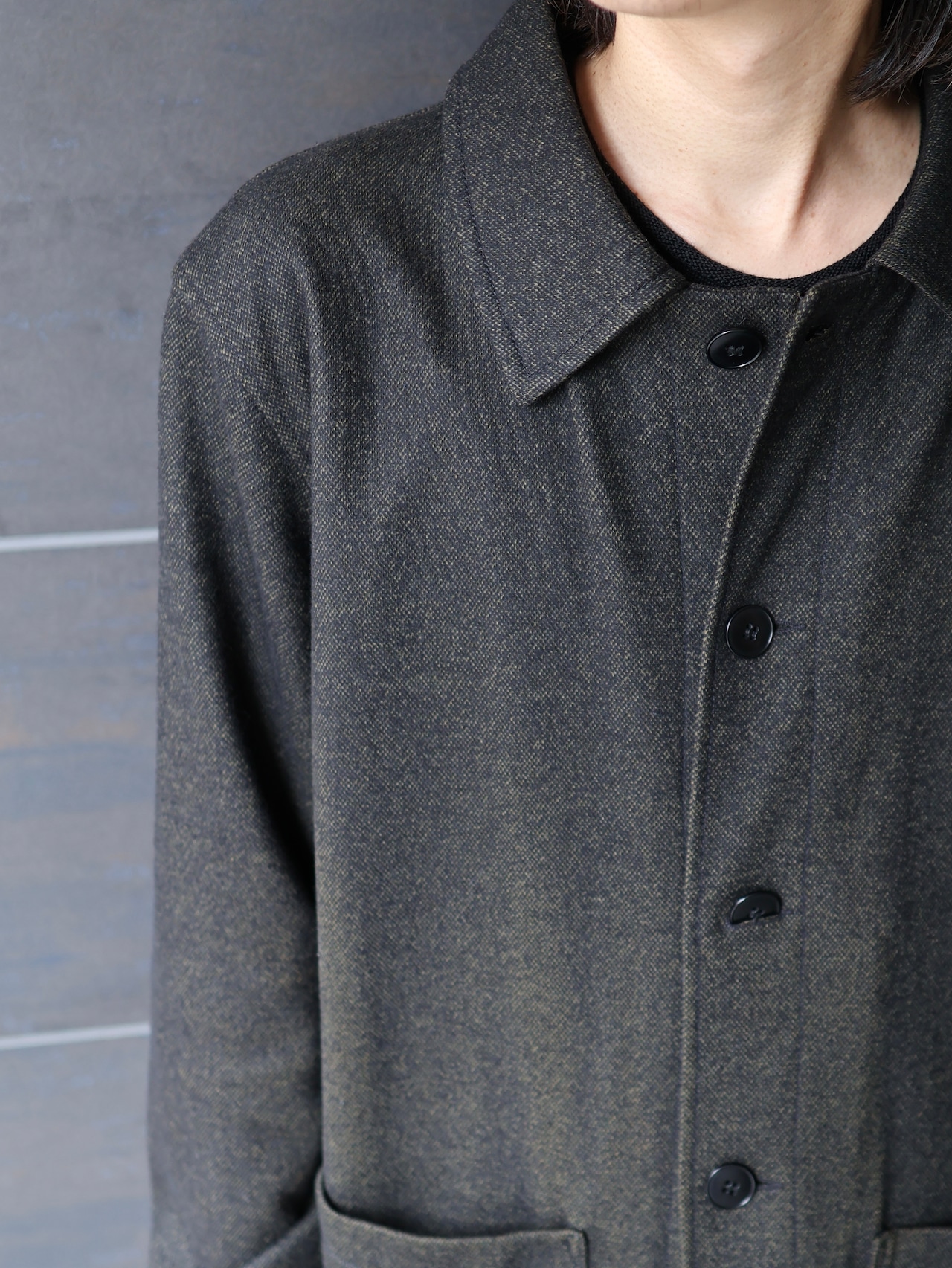 【agnes b.】coloring shirt jacket