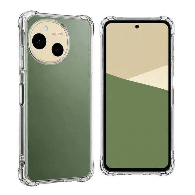 『全面保護』AQUOS Sense10 ケース 保護カバー 薄型 アクオスセンス10 スマホケース TPU材質『四隅がエアクッション構造』 耐衝撃 ケース 黄変防止 AQUOS Sense10 用の カバー 滑り止め/擦り傷防止/柔軟/光沢感/軽·薄/透明