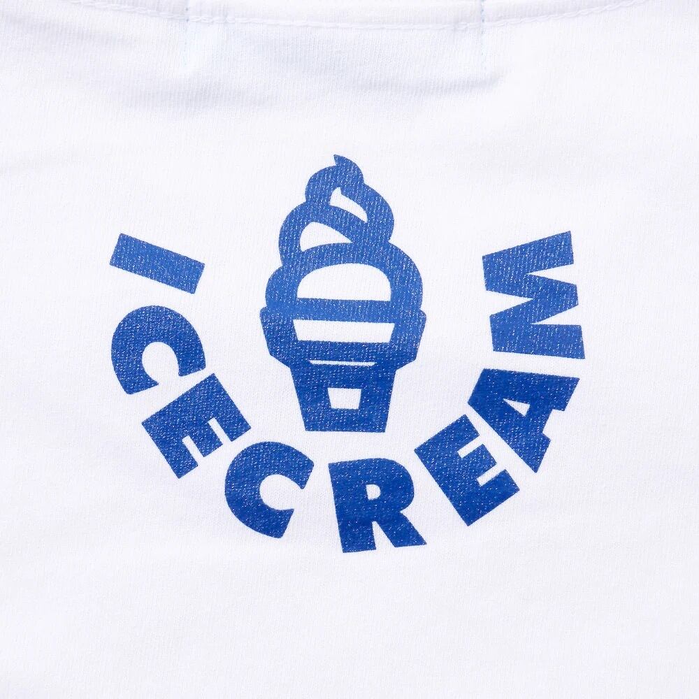 / COTTON TSHIRT RUNNING DOG FLAME