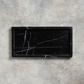 MARBLE TRAY - Nero marquina × Medium