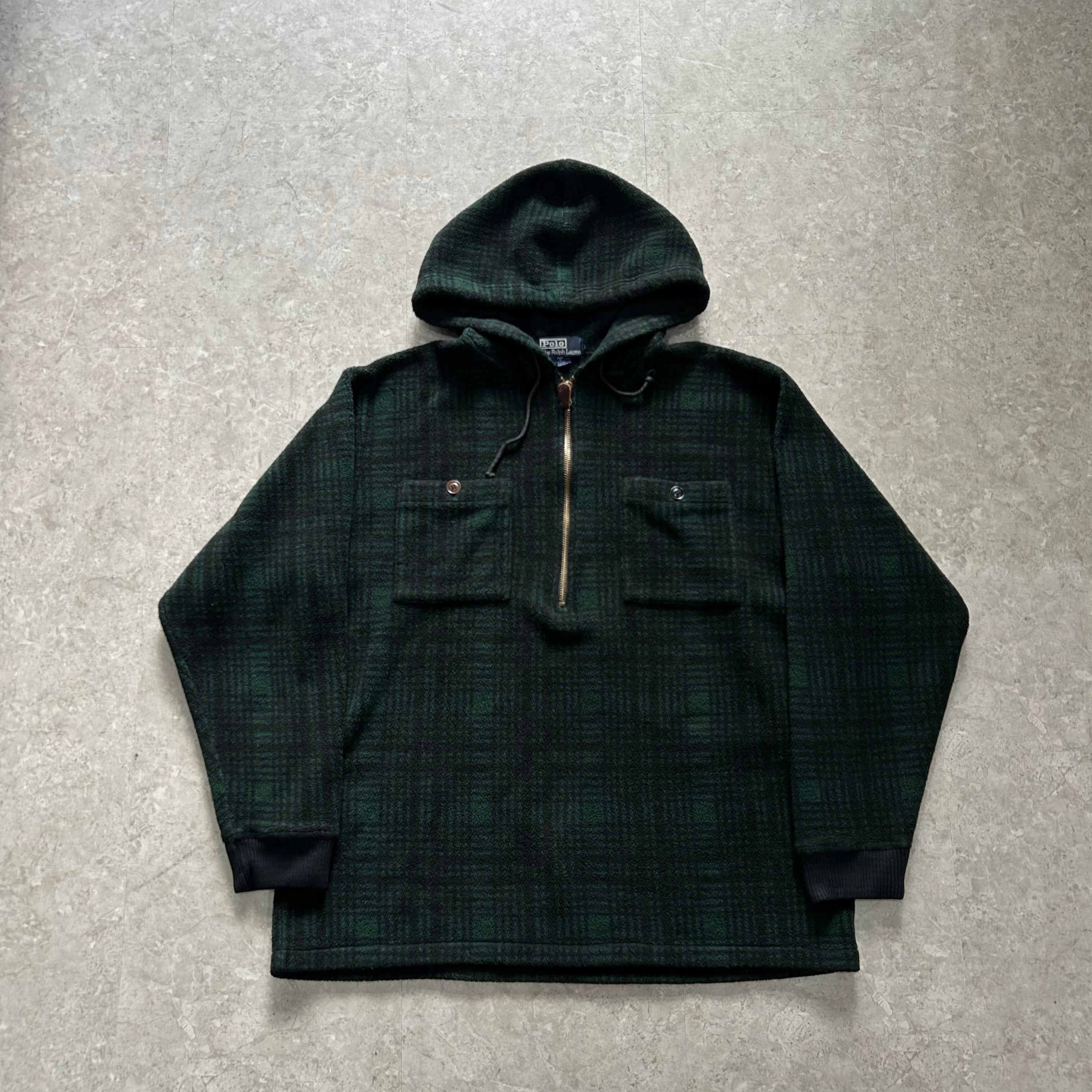 90s Polo by Ralph Lauren half zip fleece hoodie【仙台店】 | What'z up