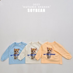 «Sold out»«soybean» キャットカットソー 3colors