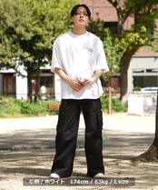 ◆水彩画風 フラワー バックプリントTシャツ◆si-10910734