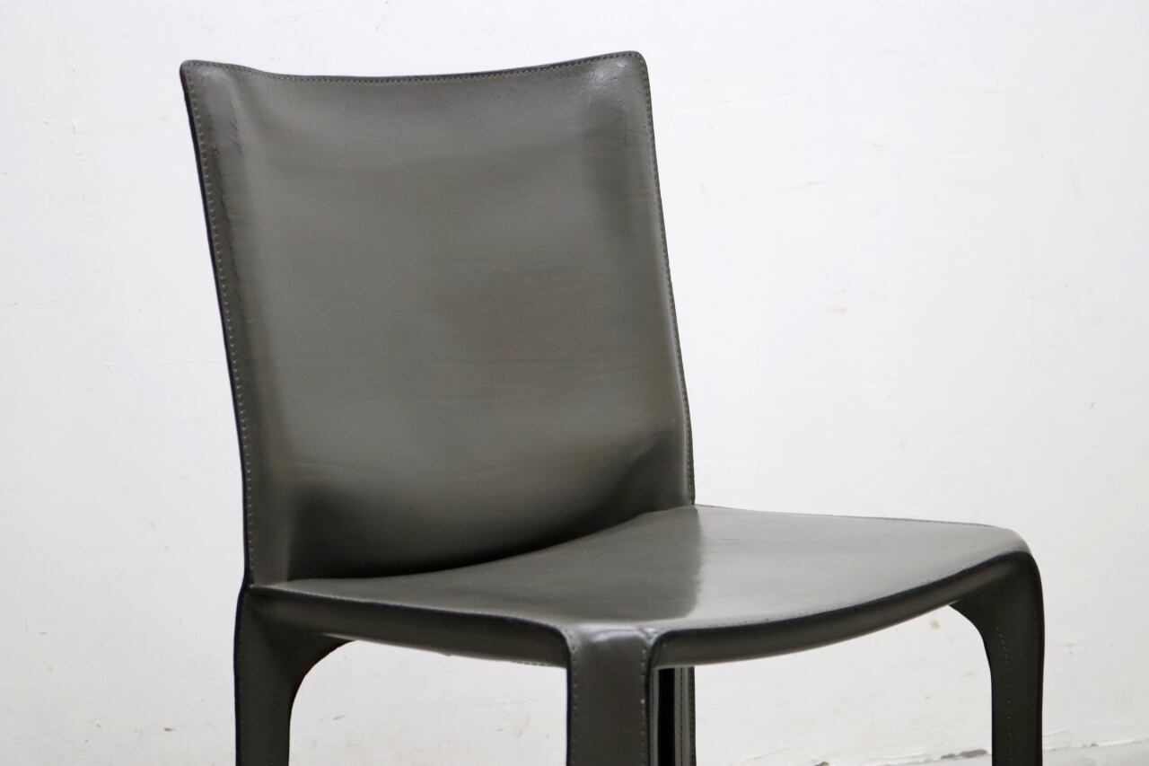 Cassina カッシーナ 412 CAB キャブチェア マリオ ベリーニ 本革 