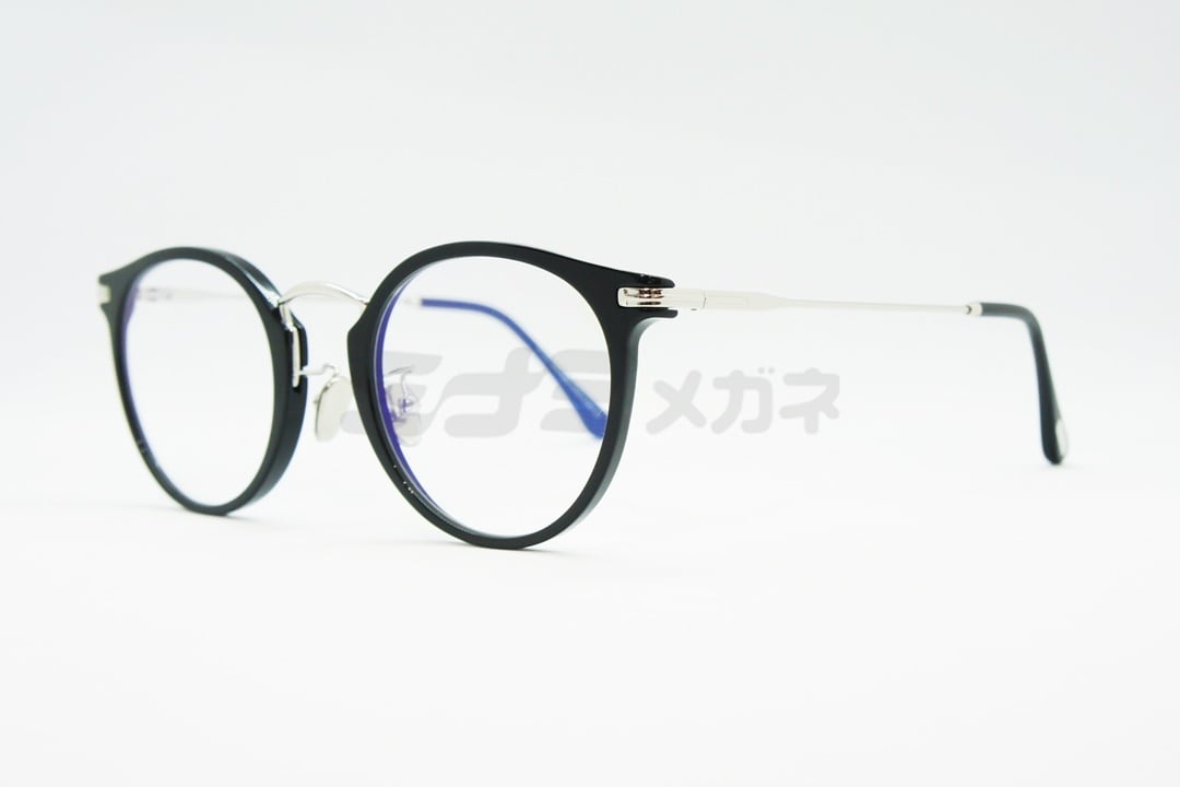 TOM FORD ブルーライトカット TF5714-D-B 001 ボストン 丸メガネ TOM FORD ブルーライトカット TF5714-D-B 001 ボストン 丸メガネ