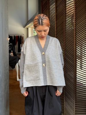 【25AW】ENFOLD エンフォルド / KNIT×RIVER　JACKET