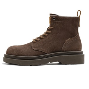 Brown Suede Leather High-top Boots / ブラウン スエード レザー ハイトップ ブーツ