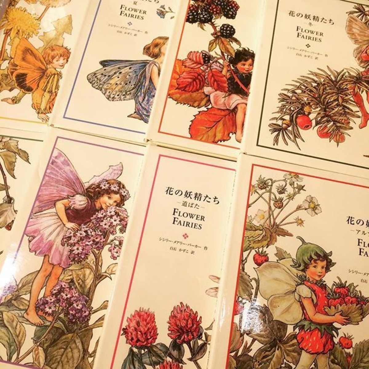 フラワーフェアリー絵本「花の妖精たちシリーズ 函付8冊セット 
