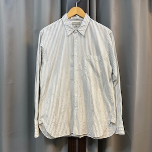 MARGARET HOWELL STRIPE SHIRT《L》