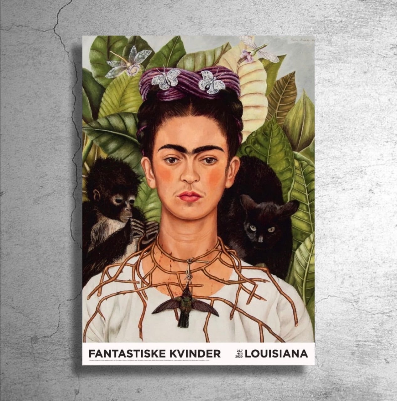 メキシコの画家『フリーダ・カーロ』デンマーク現代美術館制作ポスター