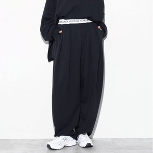 【MARGAUX VINTAGE】ロゴウエストタックパンツ