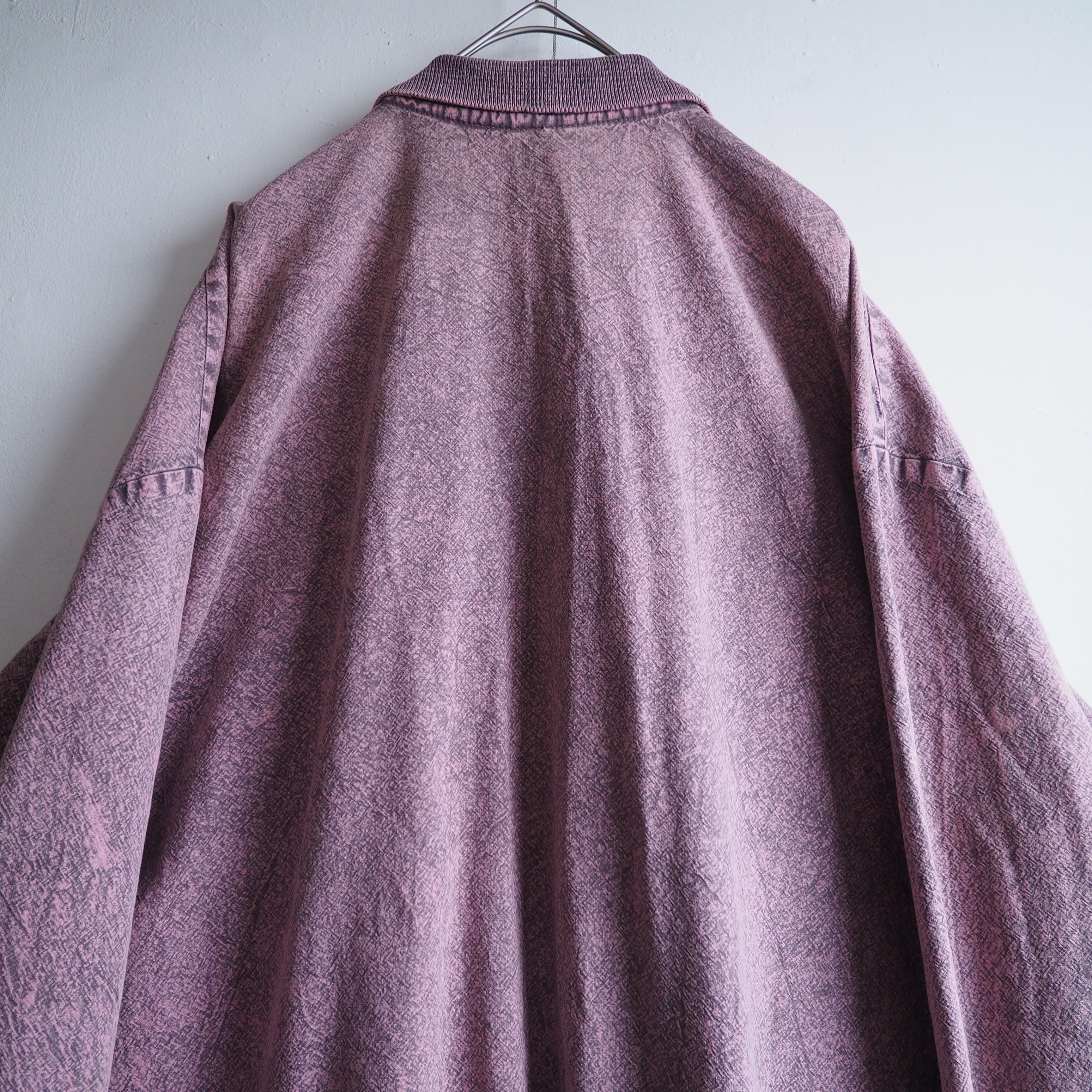1990s Beautiful Thin pink staining vintage loose pull over shirt