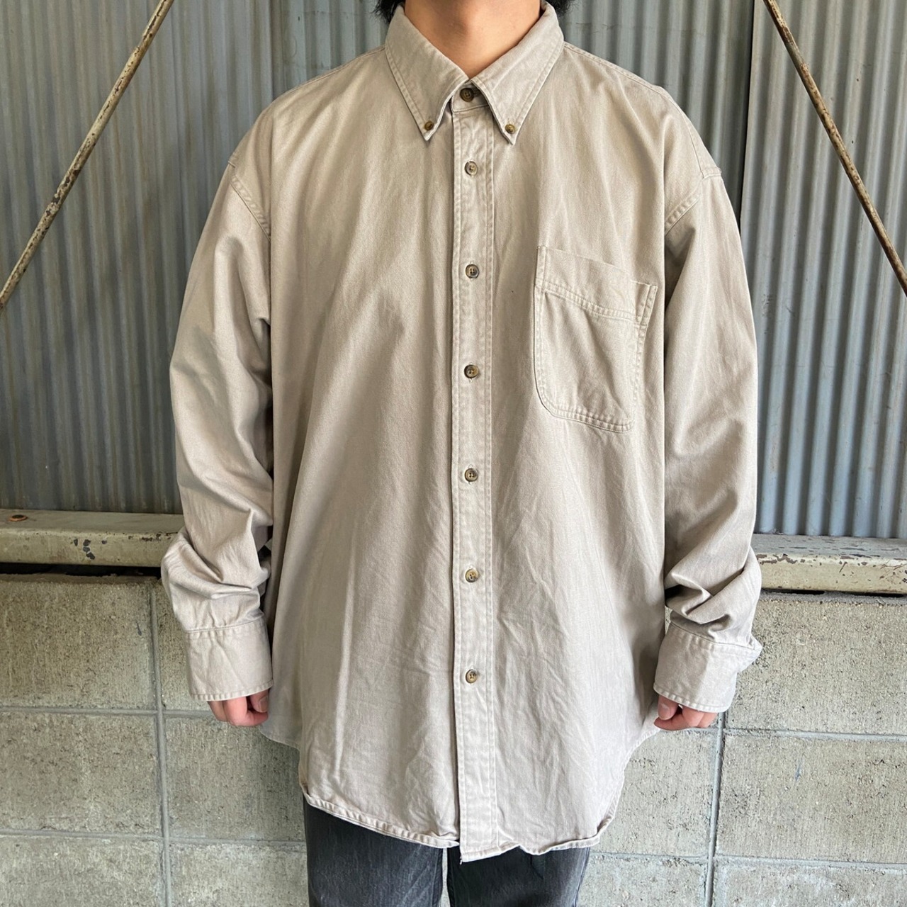 90年代 OLD GAP オールドギャップ ボタンダウン コットン 長袖シャツ 