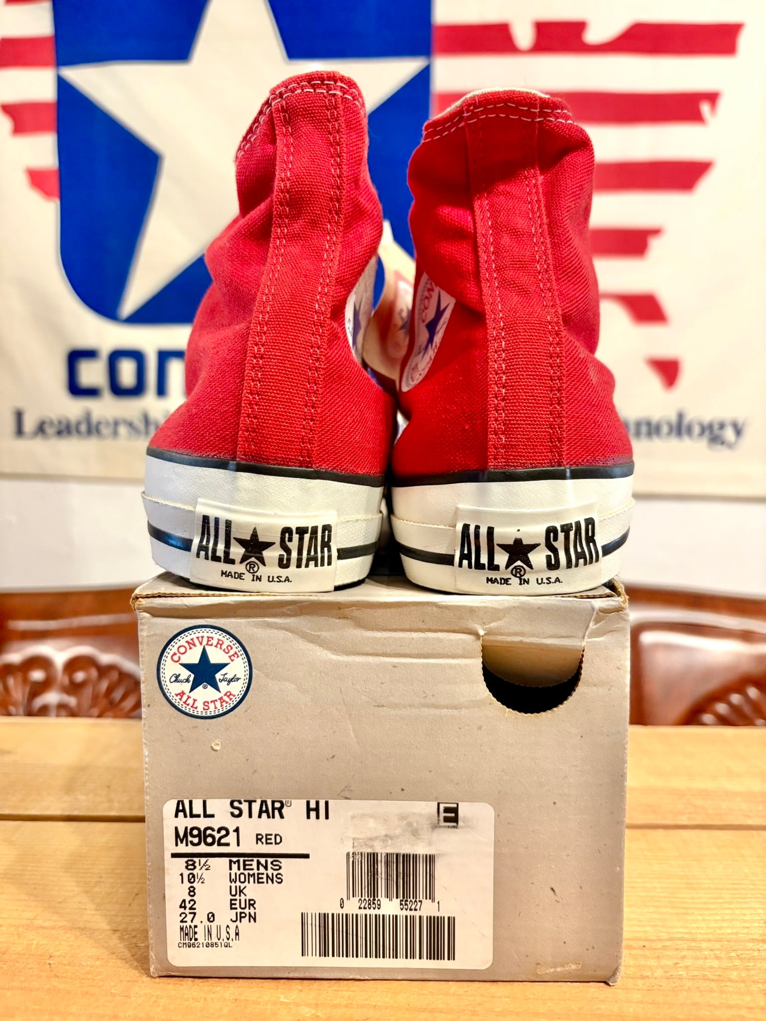 converse（コンバース）ALL STAR Hi（オールスター）ハイカット 赤 8.5