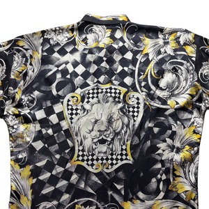 vintage GIANNI VERSACE silk shirt “lion”