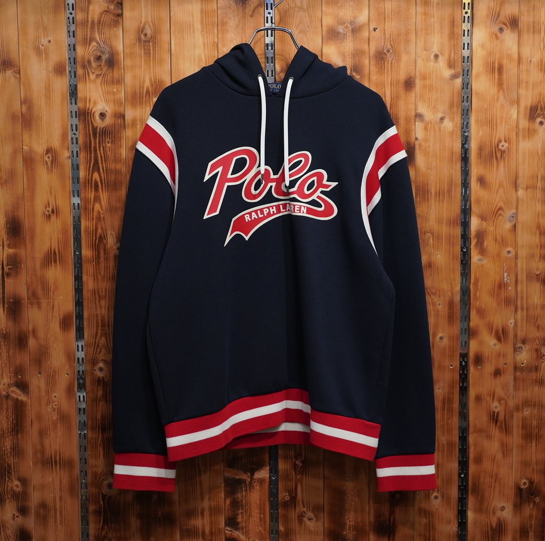 ralphlauren スクリプトロゴ パーカー M/ ラルフローレン ネイビー